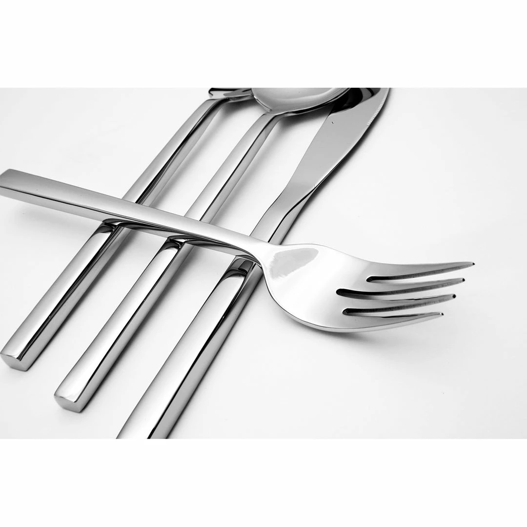 Fortessa Arezzo 18/10 Stainless Steel Flatware 5 Piece Place Setting 5 Fortessa Arezzo 18/10 Stainless Steel Flatware 5 Piece Place Setting - Image 3