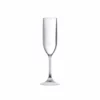 Fortessa Outside Copolyester 5 Ounce Champagne Flute, Set of 6