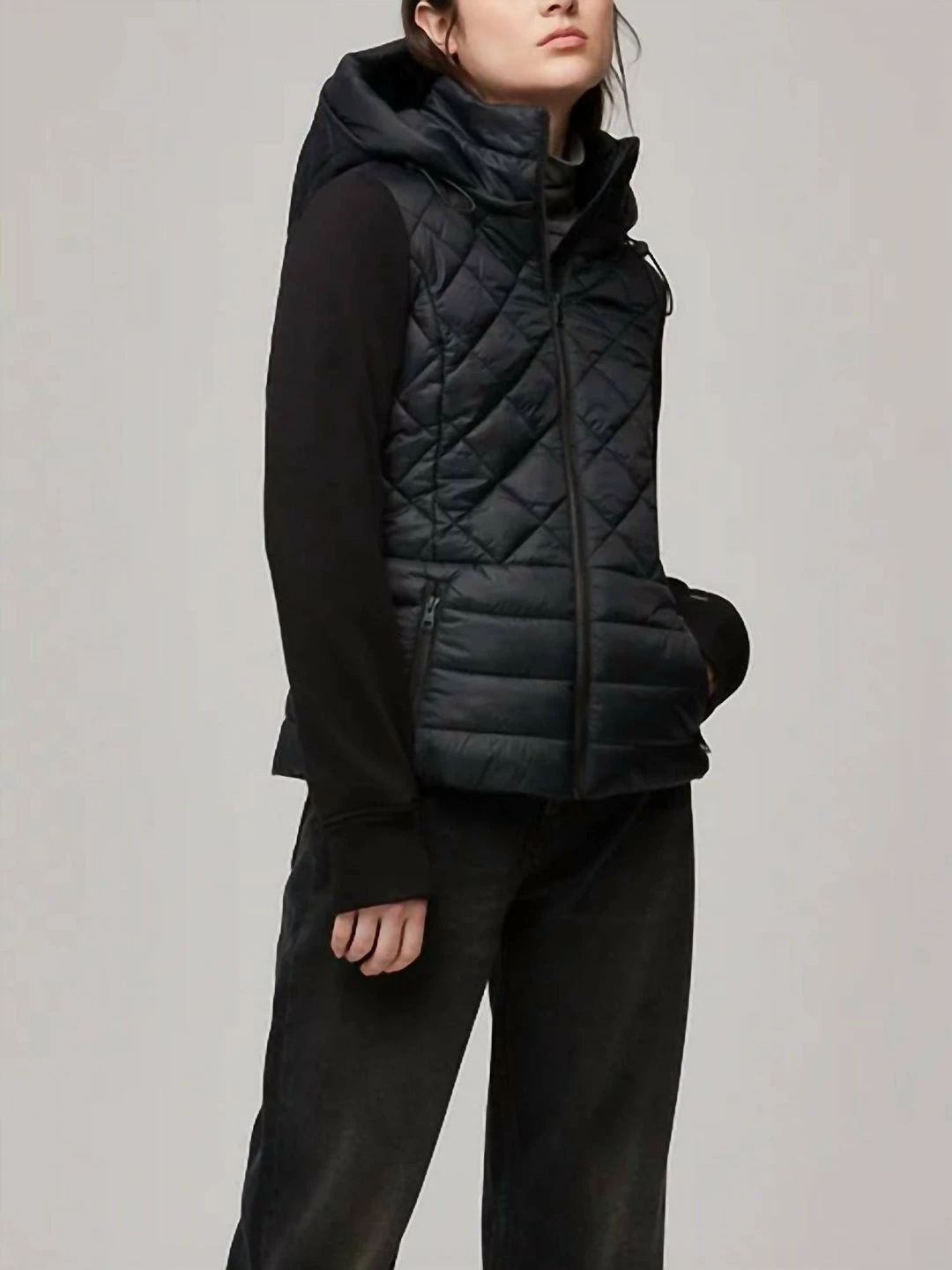 Soia&Kyo Alyssa Hooded Jacket in Black - women 4 Soia&Kyo Alyssa Hooded Jacket in Black - women - Image 2