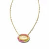 Kendra Scott Threaded Elisa Pendant Necklace - Gld 577 in Gold - women