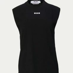 Msgm Micro-Logo Crew Neck Tank Top in Black - women -Shop Premium Outlets Sales 9b5fa542079c4afa834fd7820f8d582f 1080x