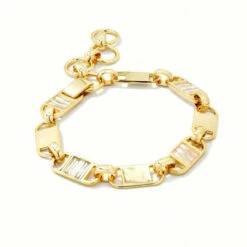 Kendra Scott Jessie Chain Bracelet - Gld 160 in Gold - women