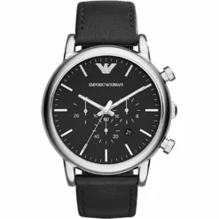 Armani Men's Black dial Watch