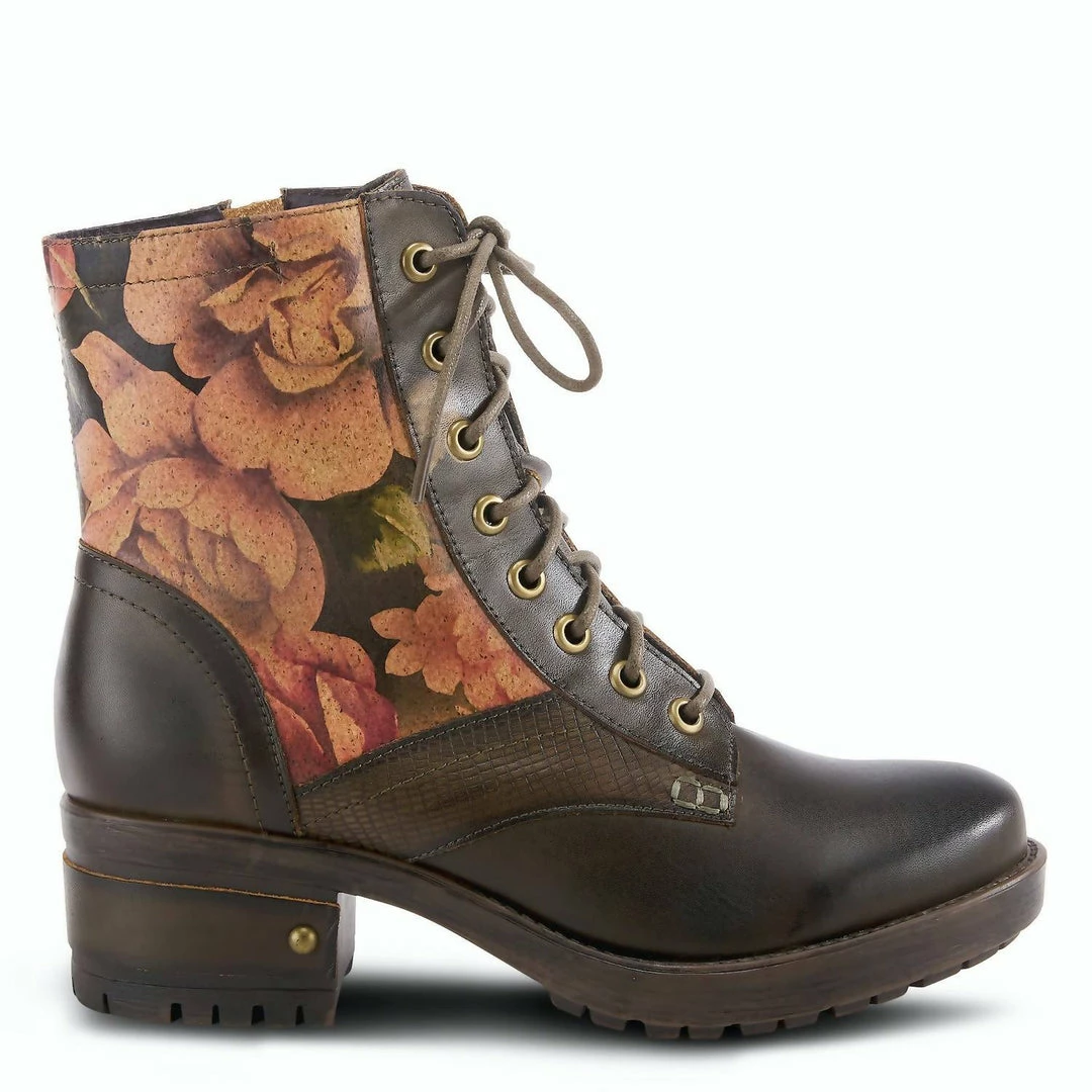 Spring Step Shoes L'Artist Marty Combat Boot in Olive - women 7 Spring Step Shoes L'Artist Marty Combat Boot in Olive - women - Image 5