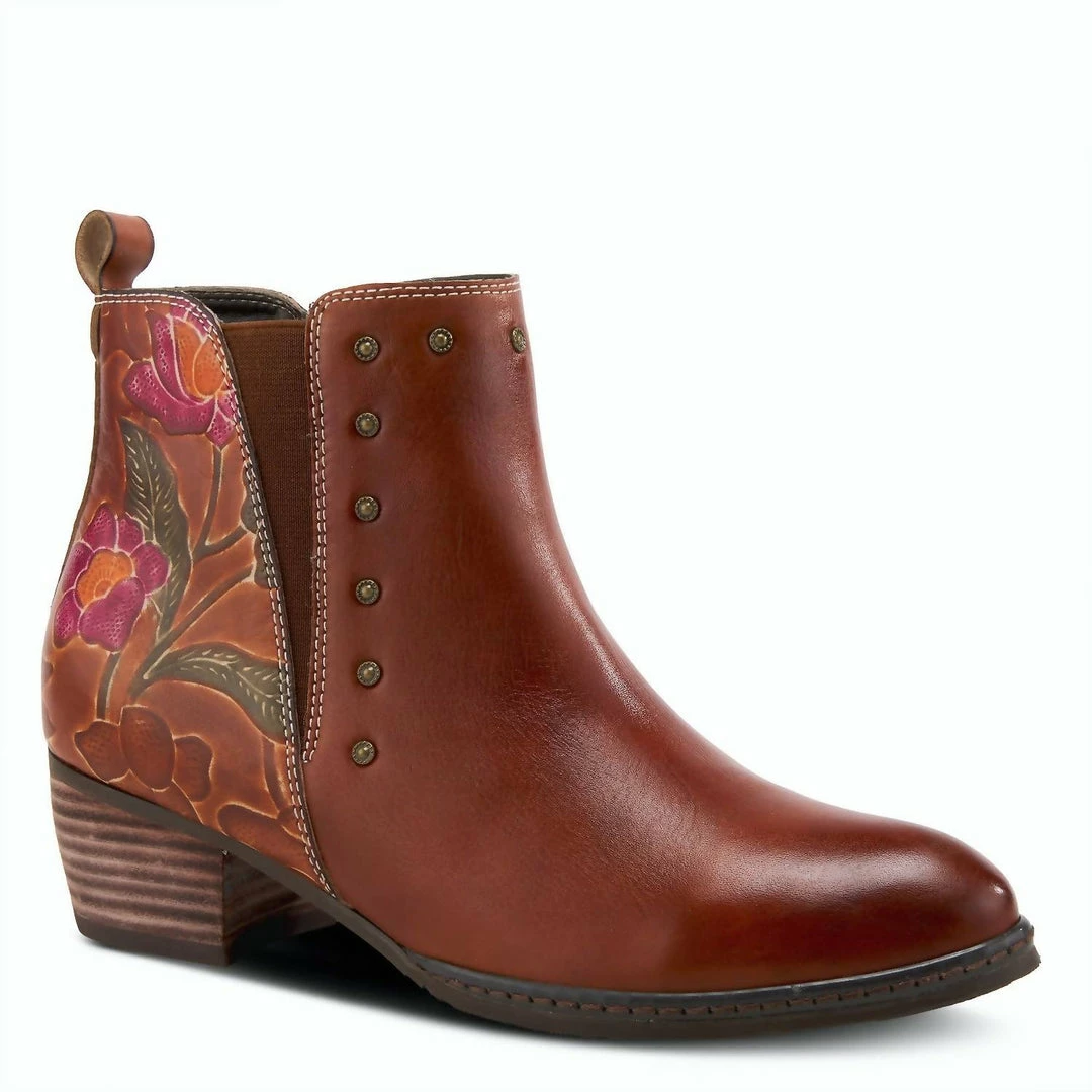 Spring Step Shoes L'Artist Jasida Booties in Camel - women 3 Spring Step Shoes L'Artist Jasida Booties in Camel - women