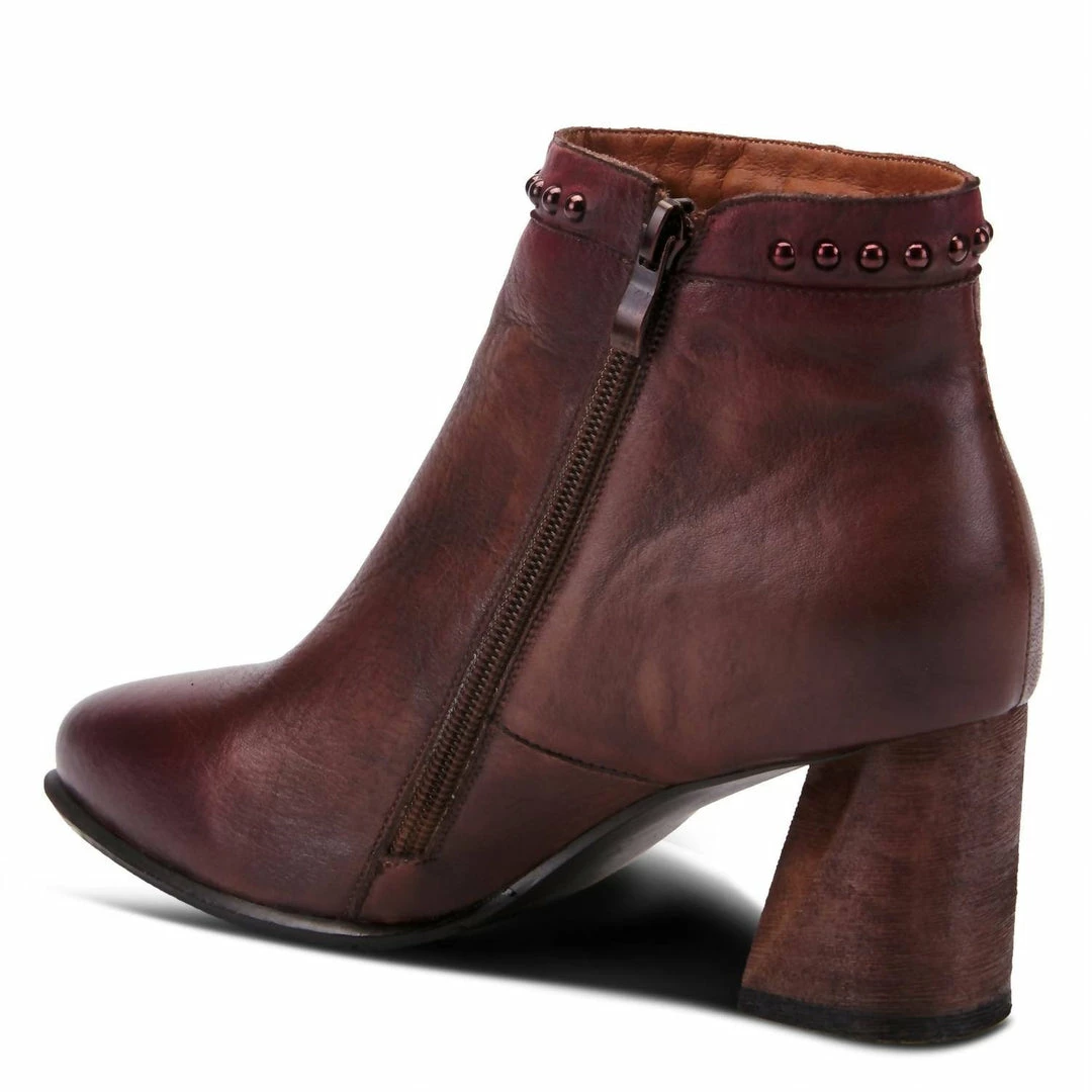 Spring Step Shoes Lovell Bootie in Mahogany Leather - women 8 Spring Step Shoes Lovell Bootie in Mahogany Leather - women - Image 6