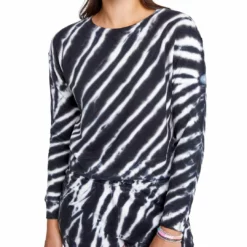 Sundown by Splendid Jada Womens Tie Dye Comfy Sweatshirt