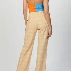 Msgm Two-Tone Halterneck Bodysuit in Orange/Blue - women -Shop Premium Outlets Sales acda2c7a712540f29d7dfb04647a0436 1080x