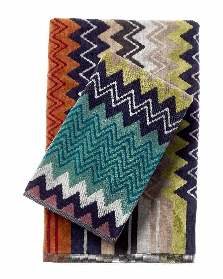 Missoni Home Missoni Benicio 2pc Towel Set 3 Missoni Home Missoni Benicio 2pc Towel Set