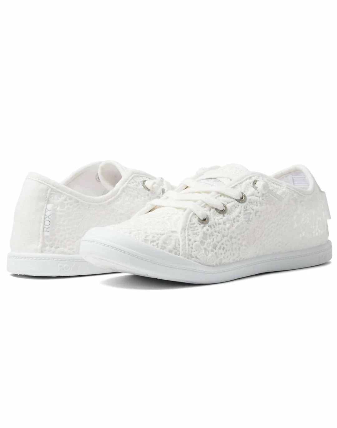 Roxy Women'S Bayshore Iii Slip On Sneaker in Armore/White 3 Roxy Women'S Bayshore Iii Slip On Sneaker in Armore/White