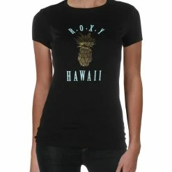 Roxy Juniors Womens Pineapple Short Sleeve T-Shirt