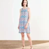 Hatley The Bella Dress in Sunset Ikat - women