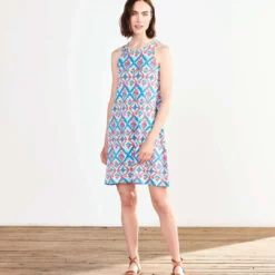 Hatley The Bella Dress in Sunset Ikat - women