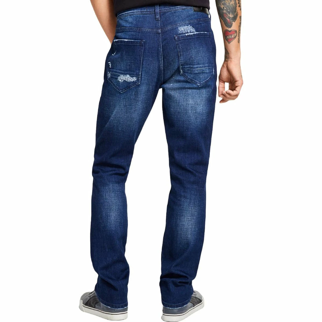 Heroes Motors Mens Denim High Rise Straight Leg Jeans 4 Heroes Motors Mens Denim High Rise Straight Leg Jeans - Image 2