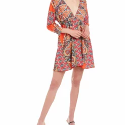 HL Affair Surplice Mini Dress - women