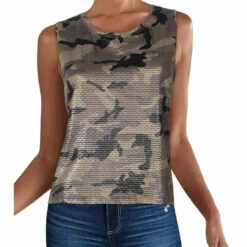 Koral Womens Printed Sleeveless Tank Top