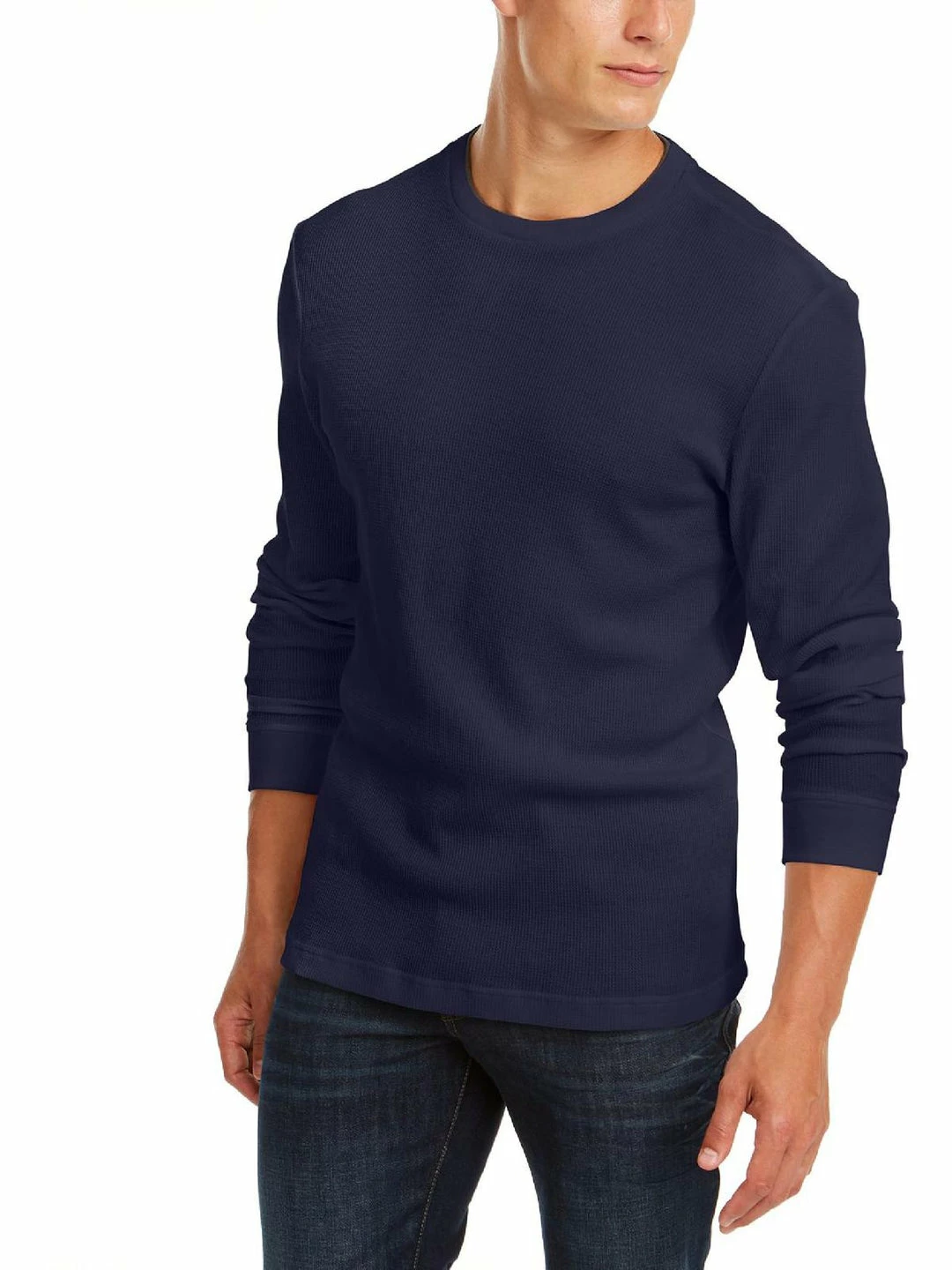 Club Room Mens Waffle Long Sleeves Thermal Shirt 3 Club Room Mens Waffle Long Sleeves Thermal Shirt