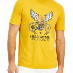 Heroes Motors Flying Heroes Mens Cotton Graphic T-Shirt