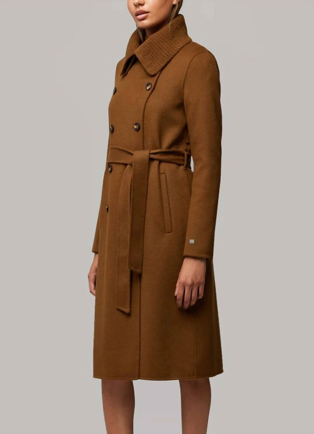 Soia&Kyo Anna Belted Wool Coat in Hazel - women 5 Soia&Kyo Anna Belted Wool Coat in Hazel - women - Image 3