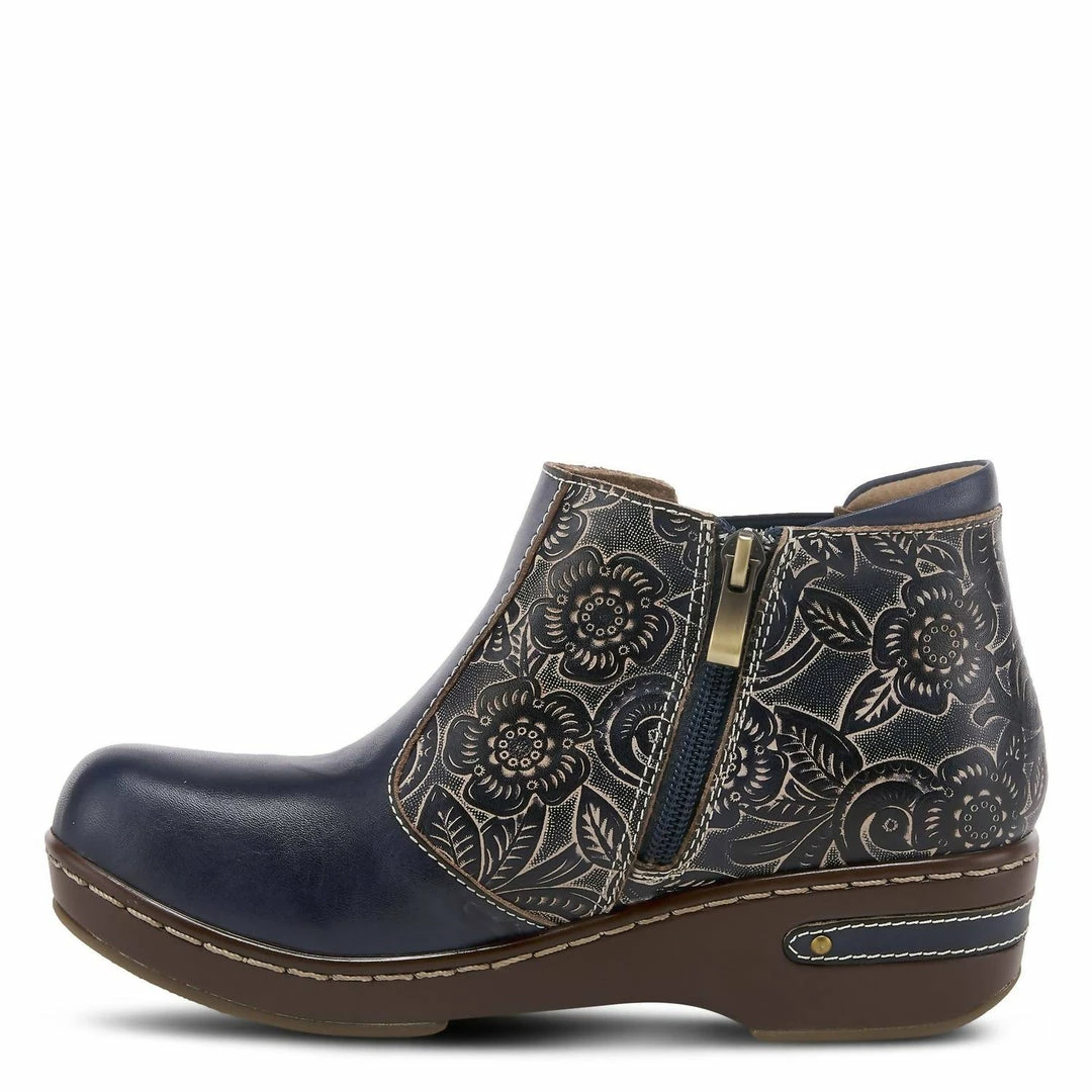 Spring Step Shoes Earthbank Booties in Navy Multi - women 4 Spring Step Shoes Earthbank Booties in Navy Multi - women - Image 2