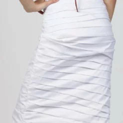 Zeynep Arcay Ruched Midi Skirt in White - women 12 Zeynep Arcay Ruched Midi Skirt in White - women -Shop Premium Outlets Sales bde87f4a70494629aa89ae1dea7930b1 1080x