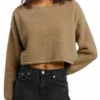Sundown by Splendid Ashley Womens Ribbed Trim Crop Pullover Sweater -Shop Premium Outlets Sales bf085f601c664ed38a800508a769d820 1080x