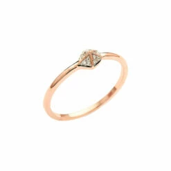 Kendra Scott 14K Rose Gold Diamond Fazia Ring - women