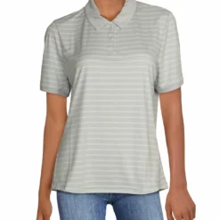 Oakley Womens Striped Golf Polo