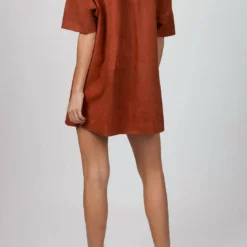 Zeynep Arcay Suede Shirt Dress in Feral Earth - women -Shop Premium Outlets Sales cf086fe390764131bf05dc016d5a430f 1080x