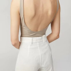 Zeynep Arcay Strap Zip Knit Bodysuit in Sand - women -Shop Premium Outlets Sales d35ce374e06247c091fb85050393f5be 1080x