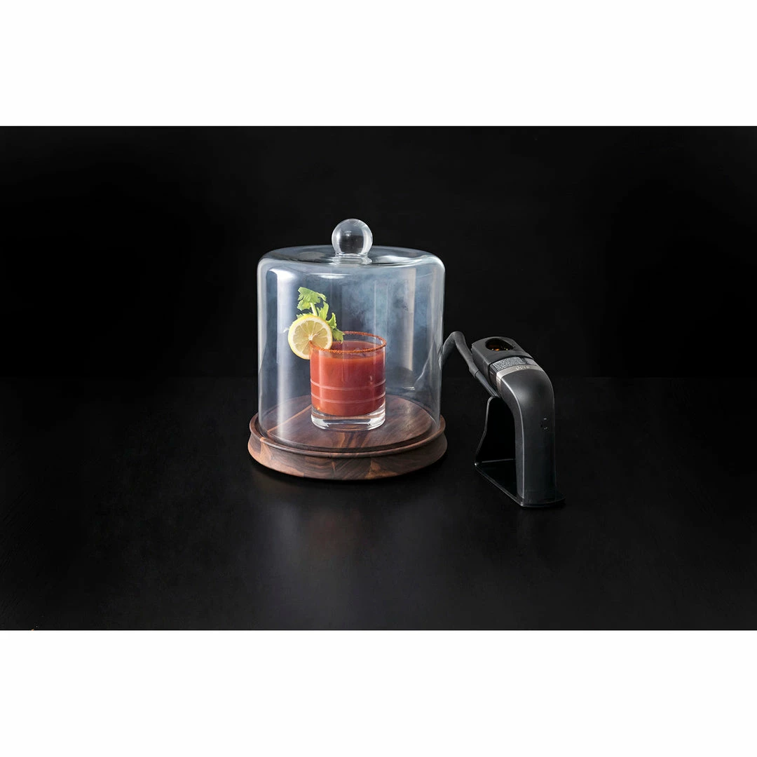 Crafthouse by Fortessa Glass Smoke Cloche w/Smoker & Chips, 9.25" x 11" 4 Crafthouse by Fortessa Glass Smoke Cloche w/Smoker & Chips, 9.25" x 11" - Image 2