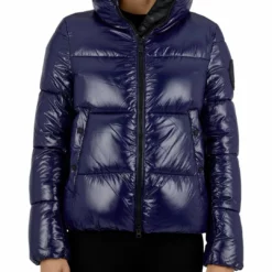 Save the Duck Womens Quilted Long Sleeves Puffer Jacket