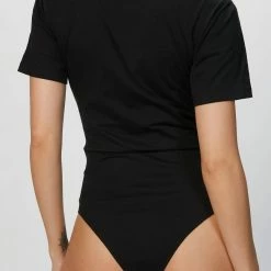 Msgm Logo-Print Short Sleeve Bodysuit in Black - women -Shop Premium Outlets Sales d93a37f42535420fb65c0ae1b021162b 1080x