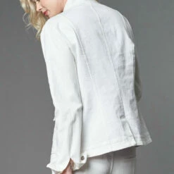 Lola & Sophie Stretch Twill Utility Jacket in White - women 7 Lola & Sophie Stretch Twill Utility Jacket in White - women -Shop Premium Outlets Sales db469f24056b4c82a1b91273aa6505c5 bb7e1eb4 2140 4de8 ba96 a9587adee792 1080x