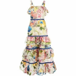 Marchesa Tiered Floral Print Dress - women -Shop Premium Outlets Sales de87d60de48945419ed1cb085464cb09 bda77493 209e 4ad9 a982 85129b0877f3 1080x