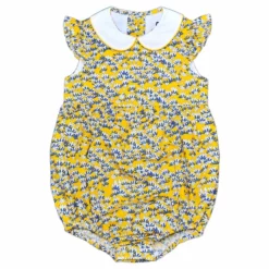 Busy Bees Phoebe Peter Pan Collar Bubble Suit - kids