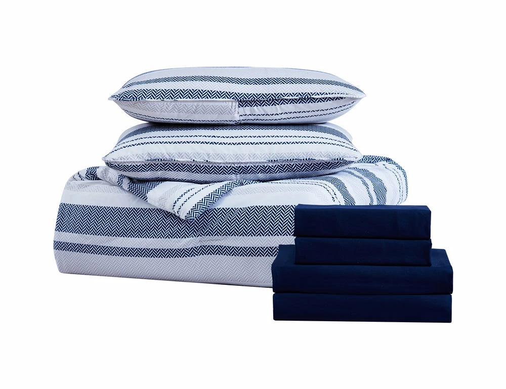 The Nesting Company Cedar 7 Piece bed in a bag Comforter Set and Sheet Set 8 The Nesting Company Cedar 7 Piece bed in a bag Comforter Set and Sheet Set - Image 6