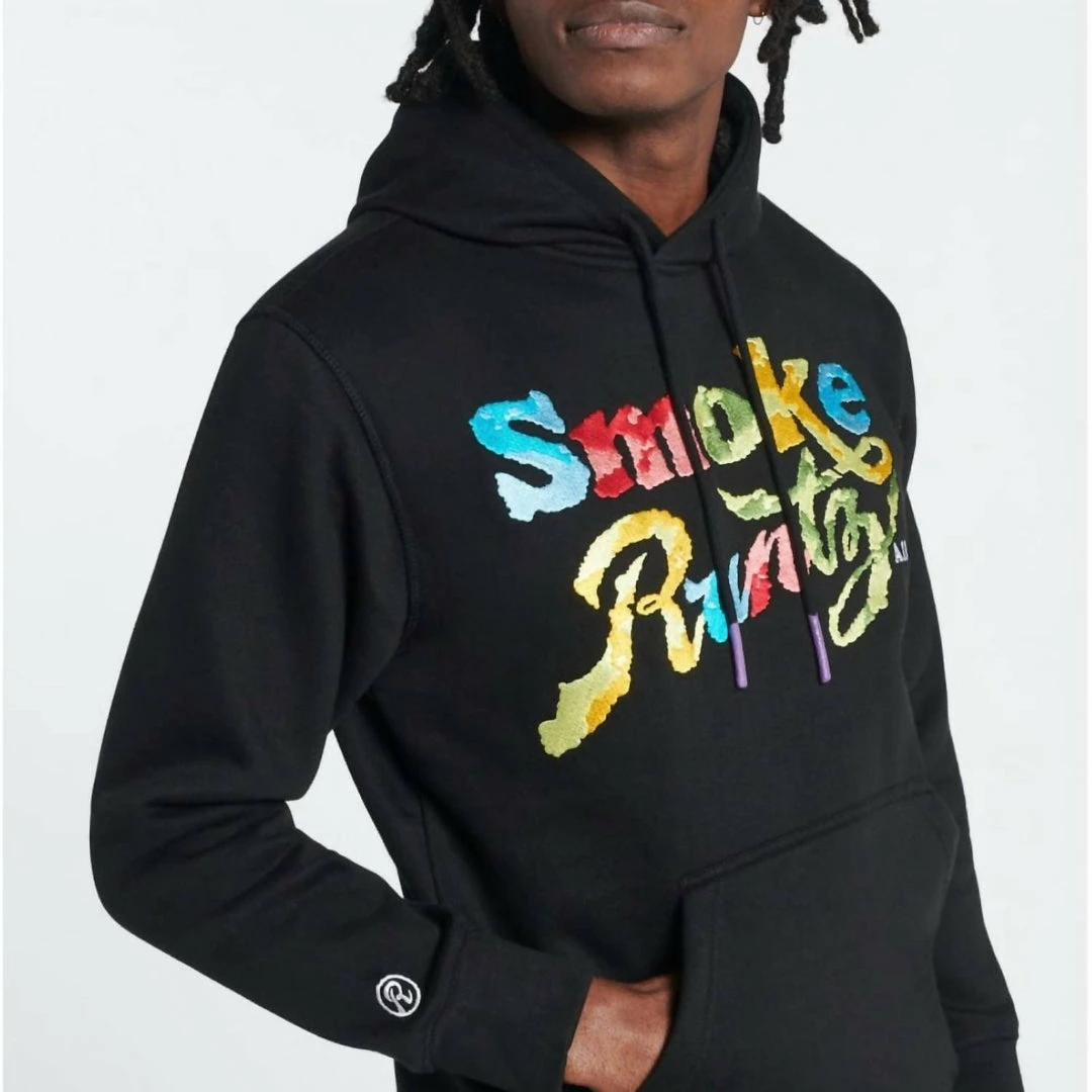 Runtz Men'S Smoke Hoodie in Black 4 Runtz Men'S Smoke Hoodie in Black - Image 2