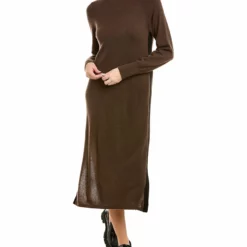 NAADAM CASHMERE NAADAM Colorblocked Wool & Cashmere-Blend Sweaterdress - women
