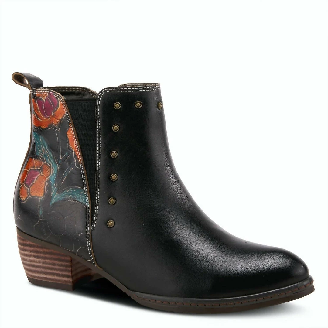 Spring Step Shoes L'Artist Jasida Booties in Black Led - women 3 Spring Step Shoes L'Artist Jasida Booties in Black Led - women