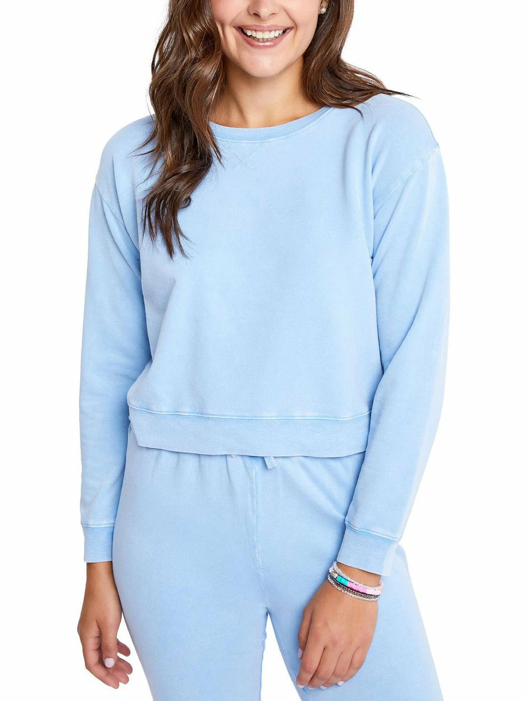 Sundown by Splendid Jada Womens Cropped Cozy Sweatshirt 3 Sundown by Splendid Jada Womens Cropped Cozy Sweatshirt