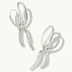 Kendra Scott Sasha Statement Earring in Silver - women