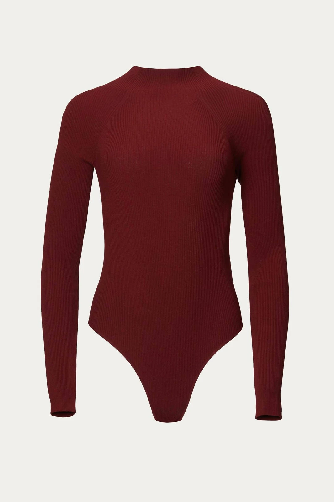 Zeynep Arcay Open Back Knit Bodysuit in Cherry - women 4 Zeynep Arcay Open Back Knit Bodysuit in Cherry - women - Image 2