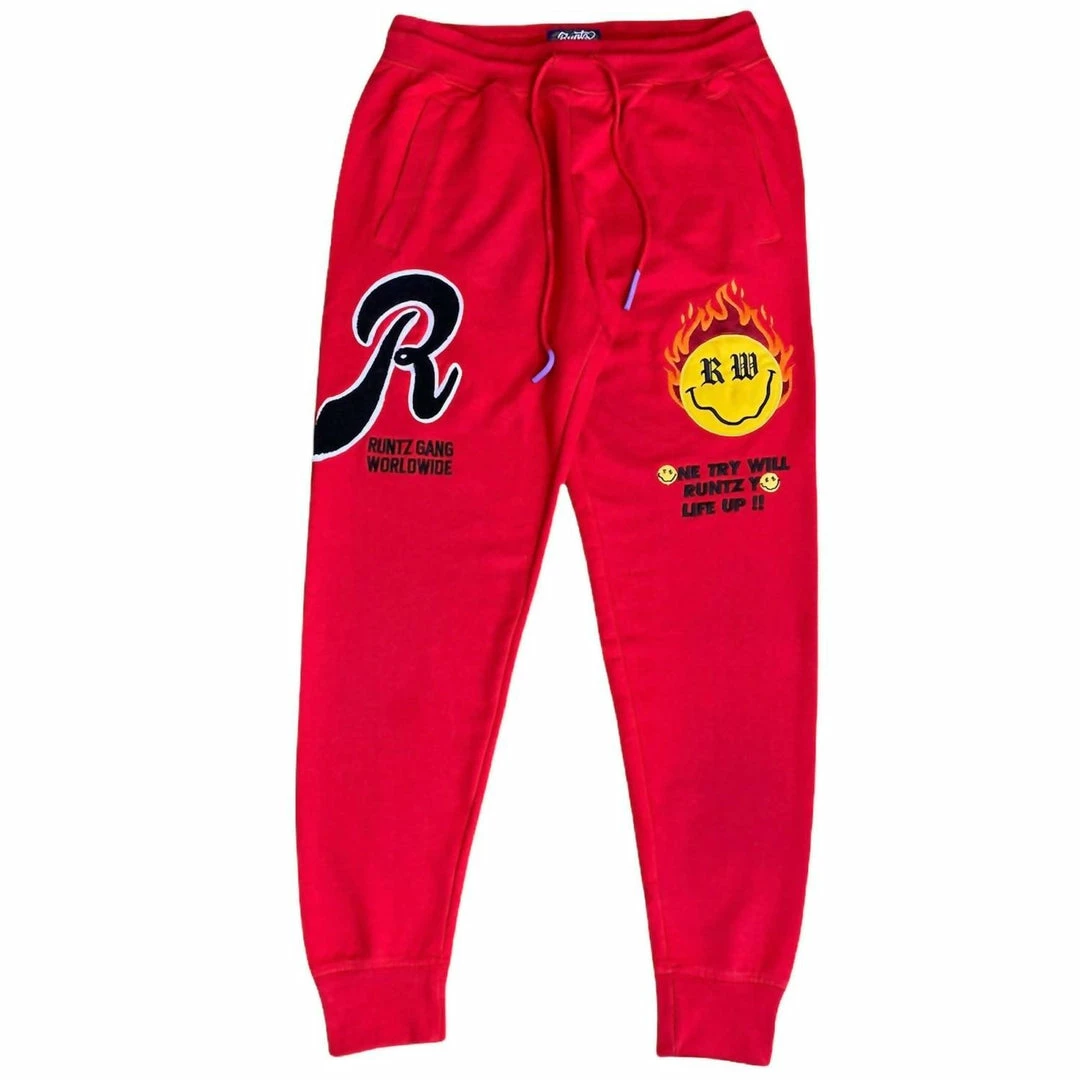 Runtz Men'S Life Jogger in Red 3 Runtz Men'S Life Jogger in Red