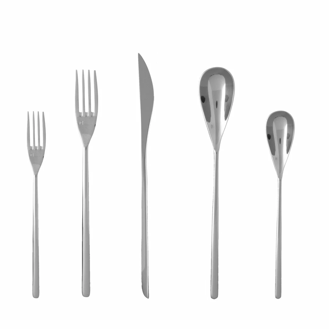Fortessa Dragonfly 18/10 Stainless Steel Flatware 5 Piece Place Setting 3 Fortessa Dragonfly 18/10 Stainless Steel Flatware 5 Piece Place Setting