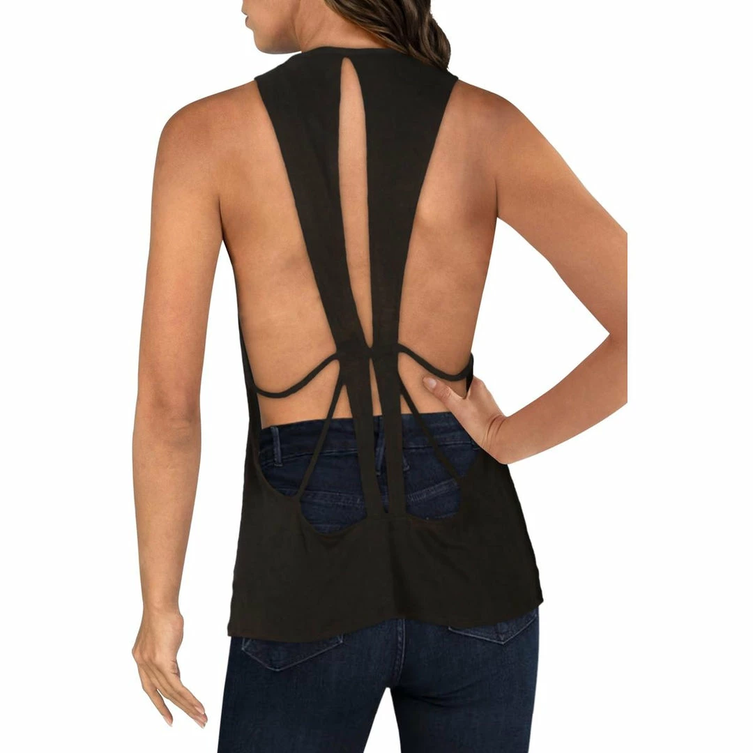 Koral Womens Tencel Blend Open Back Tank Top 4 Koral Womens Tencel Blend Open Back Tank Top - Image 2