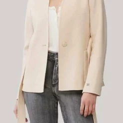 Soia&Kyo Isaiah Wool Jacket In Sand - women